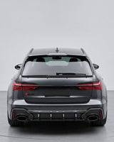2019–2022 Audi RS6 C8 Avant Single Deck Roof Window Middle Spoiler – Dry Carbon Fiber