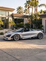 McLaren 750S Dry Carbon Fiber Side Skirts Polished Finish 2024+ Pair