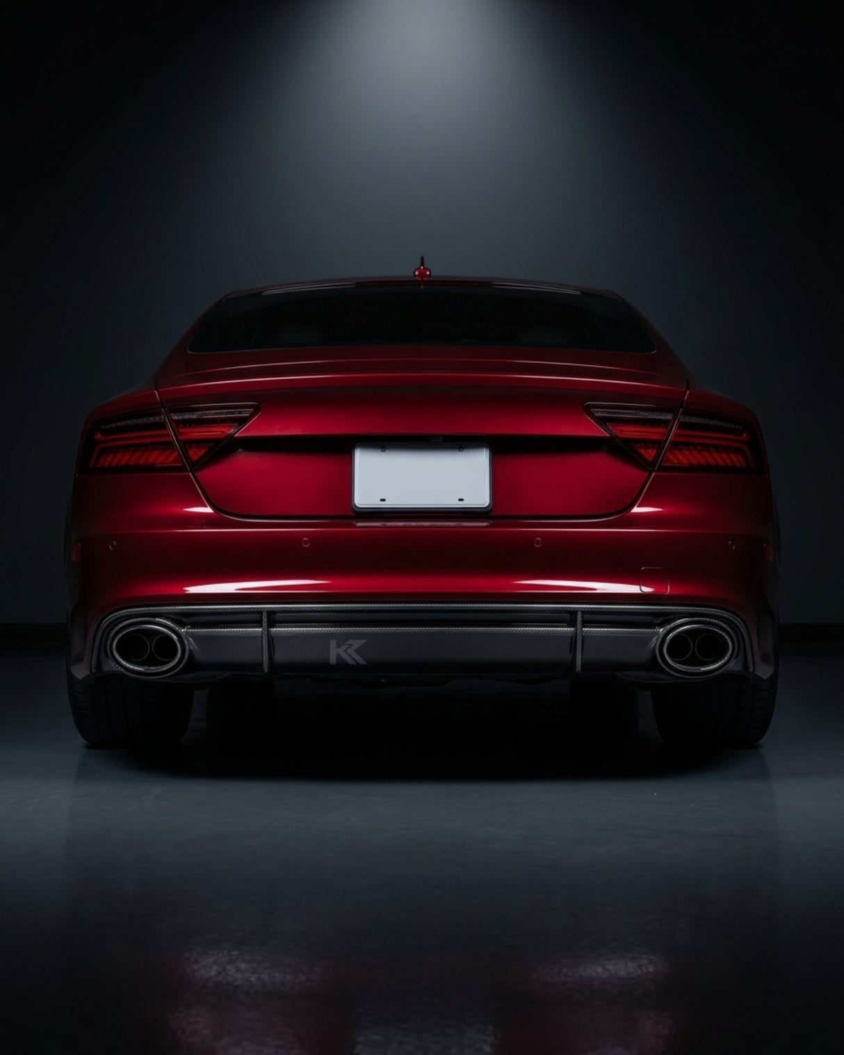 2014–2018 Audi RS7 C7 4G Sportback Factory Style Rear Bumper Diffuser – Dry Carbon Fiber