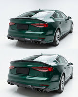 2017–2019 Audi A5 S-Line / S5 B9 Sportback 3-Piece Rear Trunk Spoiler – Carbon Fiber