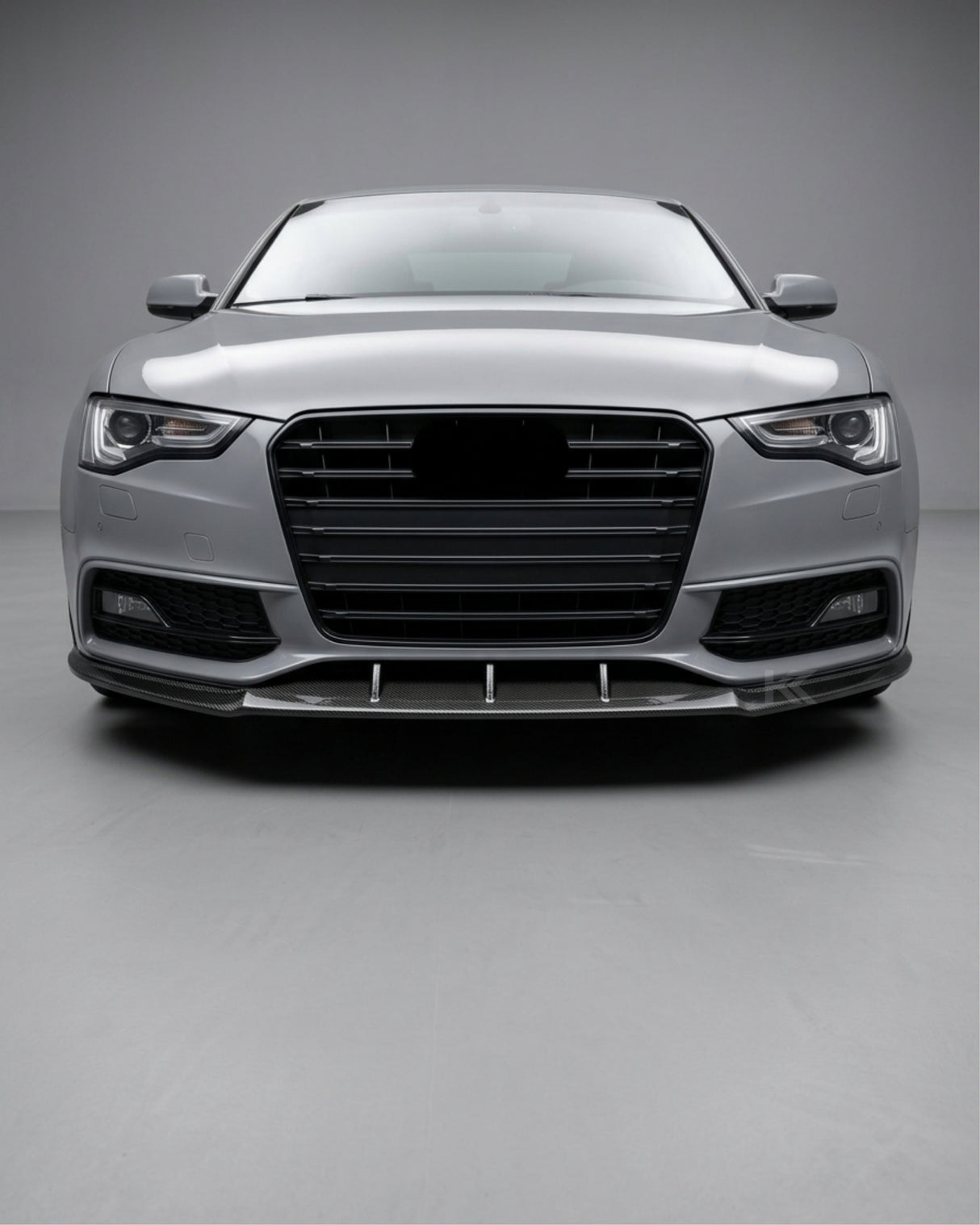 2012–2016 Audi S5 8T Facelift Coupe & Sportback Single Deck Front Bumper Lip – Carbon Fiber