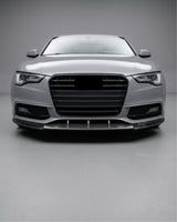 2012–2016 Audi S5 8T Facelift Coupe & Sportback Single Deck Front Bumper Lip – Carbon Fiber
