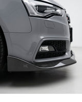2012–2016 Audi A5 S-Line / S5 B8.5 Facelift Front Bumper Lip Splitter – Carbon Fiber