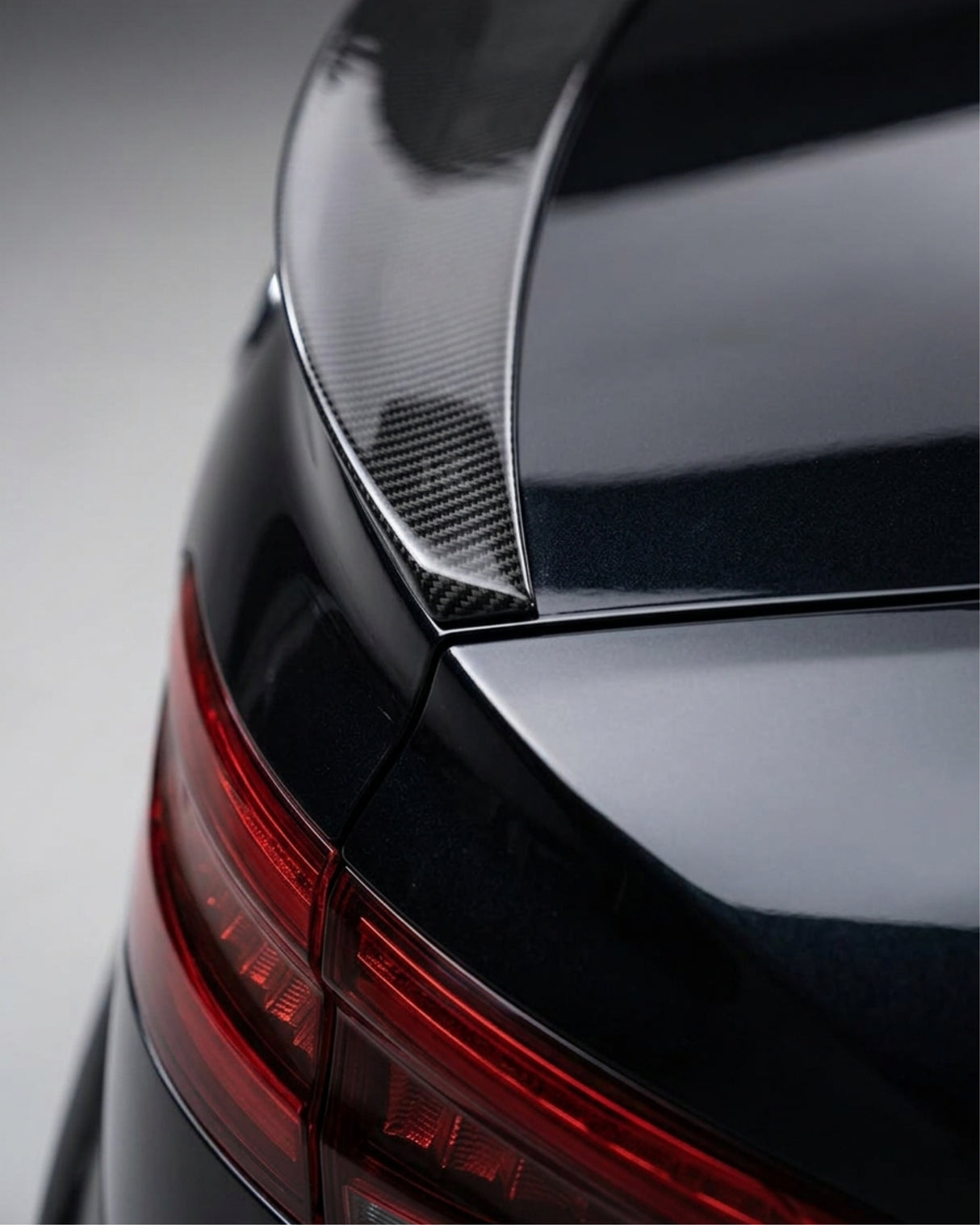 2017–2023 Audi A4 S-Line / S4 B9 Sedan Single Deck Rear Trunk Spoiler – Carbon Fiber