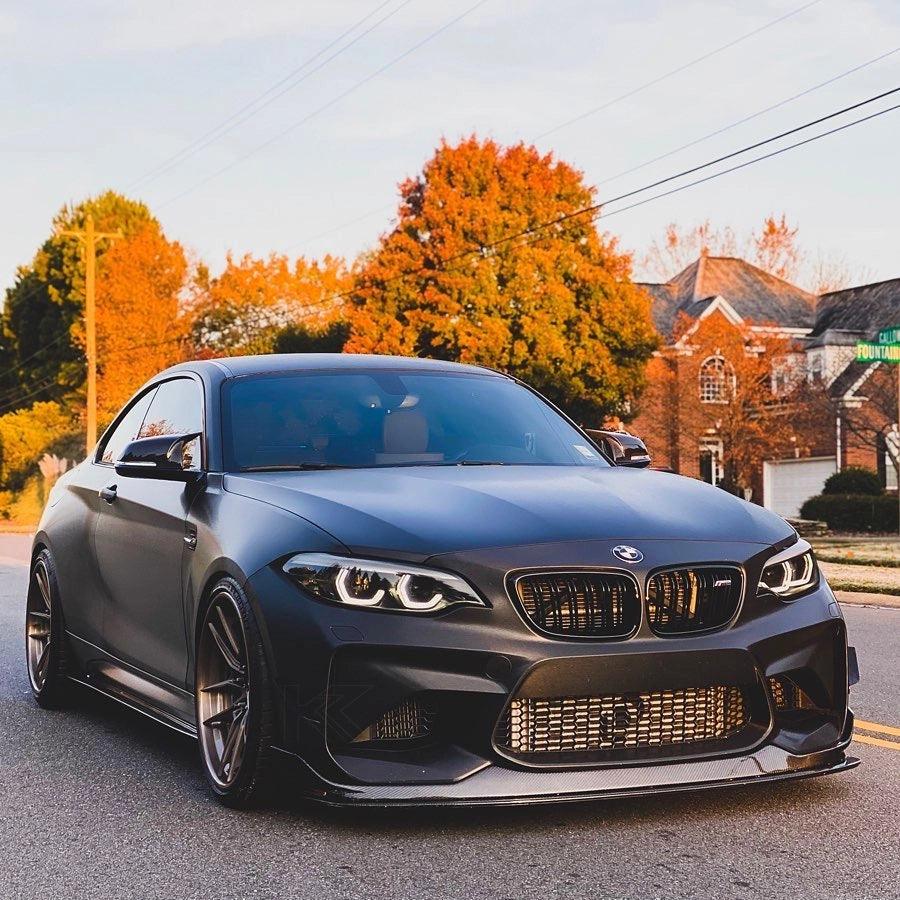 BMW  1 & 2 Series F20 F21 F22 F32 F87 M135i M140i M Style Carbon Fiber Side Mirror Covers (2012 - 2019) - K2 Industries