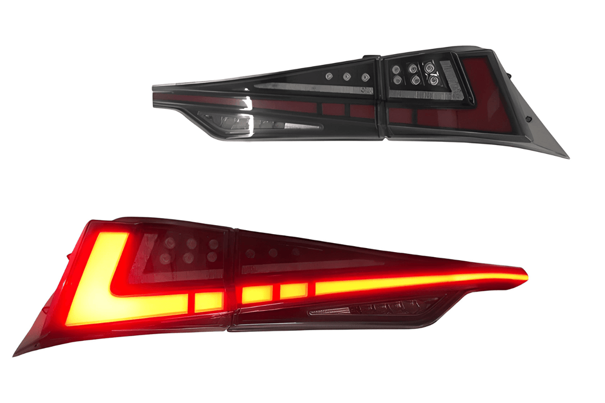 Lexus IS 300h Modern Tail Light Upgrade (RGB Color Changing) LED Tail Lights (2014-2020) - K2 Industries