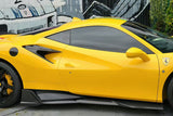 2019-2024 Ferrari F8 MSY Style Autoclave Carbon Fiber Side Skirts