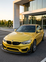 BMW 3 Series F80 M3 F82 F83 M4 Laptor Style Carbon Fiber Front Lip (2015 - 2021)