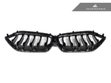 AutoTecknic Painted Glazing Black Front Grille - BMW G06 X6 LCI