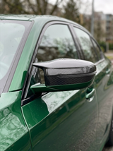 BMW 5 Series F90 M5 M Style Carbon Fiber Side Mirror Cover (2018+)