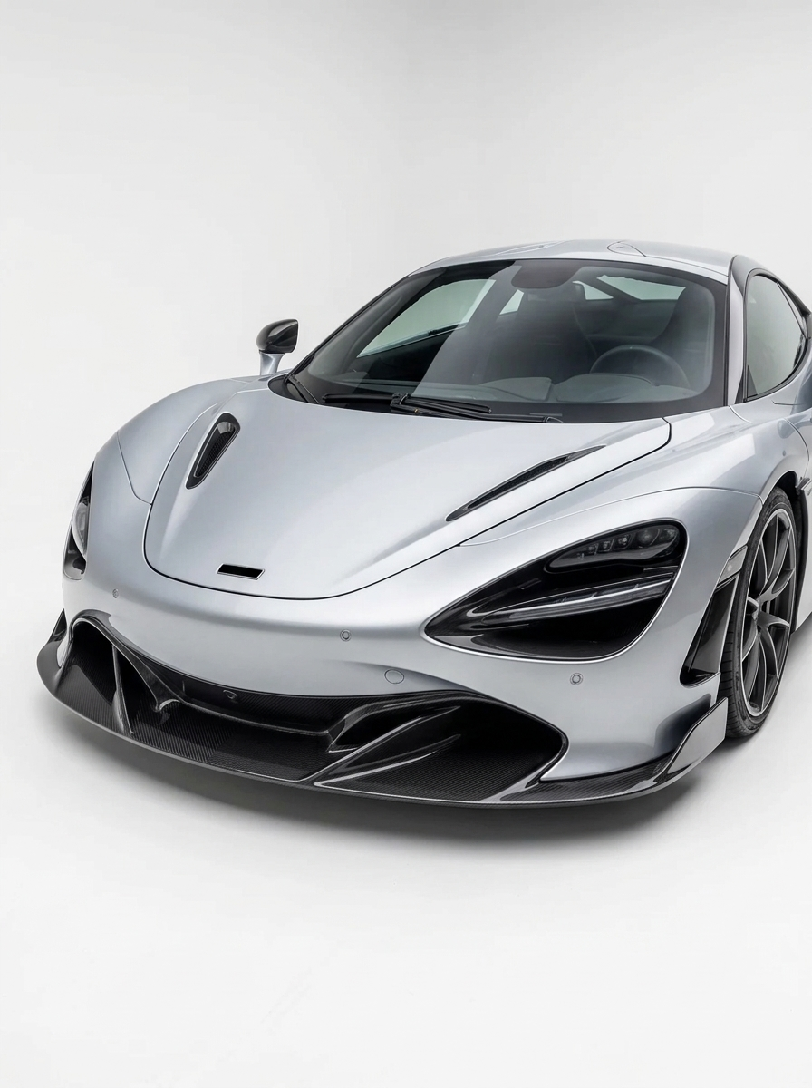 McLaren 720S Dry Carbon Fiber Front Lip Splitter Bolt-On 2017+