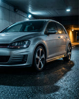 2014–2016 Volkswagen Golf GTI MK7 Side Skirt Extensions – Carbon Fiber