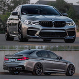 BMW 5 Series F90 M5 Sedan R Style Carbon Fiber Front Lip (2018 - 2020) - K2 Industries