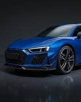 2022–2023 Audi R8 V10 GT & Performance Coupe P-Style Front Bumper Canards – Dry Carbon Fiber