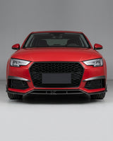 2017–2019 Audi A4 S-Line / S4 B9 Sedan Front Valance Lip – Carbon Fiber