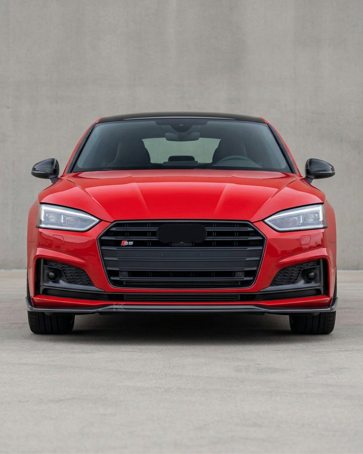 2017–2019 Audi A5 S-Line / S5 B9 Coupe & Sportback Front Lip Splitter – Carbon Fiber