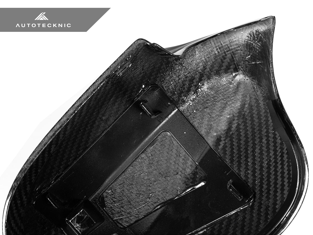 AutoTecknic Dry Carbon Fiber Mirror Cap Set - E82 1-Series LCI