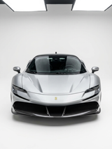 2019+ Ferrari SF90 OEM Style Bolt-On Front Bumper - Dry Carbon Fiber