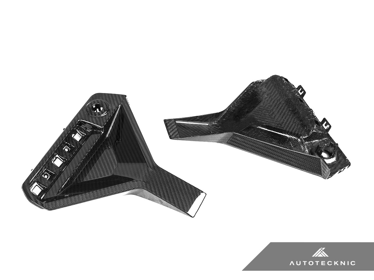 AutoTecknic Dry Carbon Rear Bumper Reflector Trim Set - G87 M2