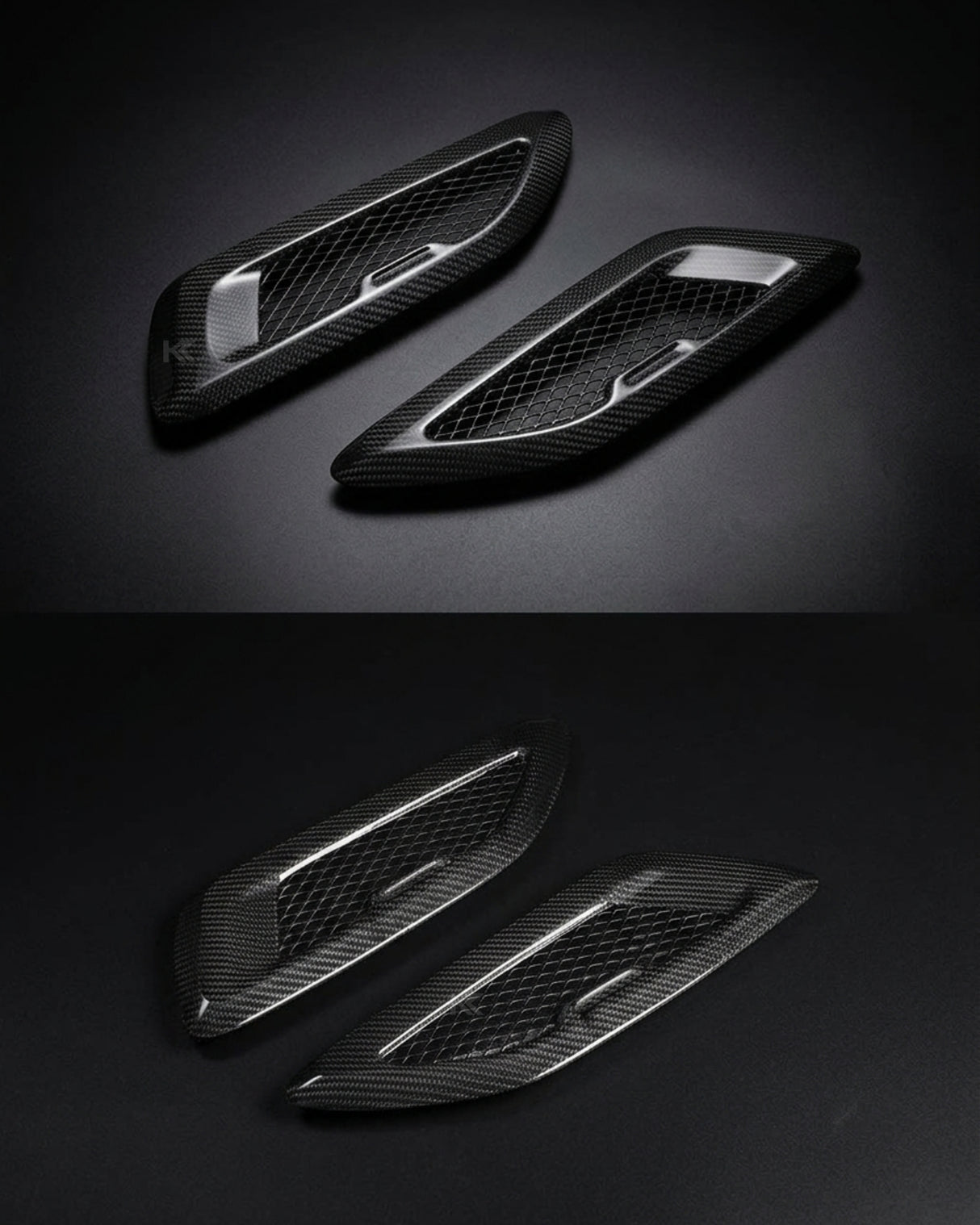BMW F80 M3 / F82 M4 / F87 M2 / F90 M5 / G30 Universal Hood Vents – Carbon Fiber