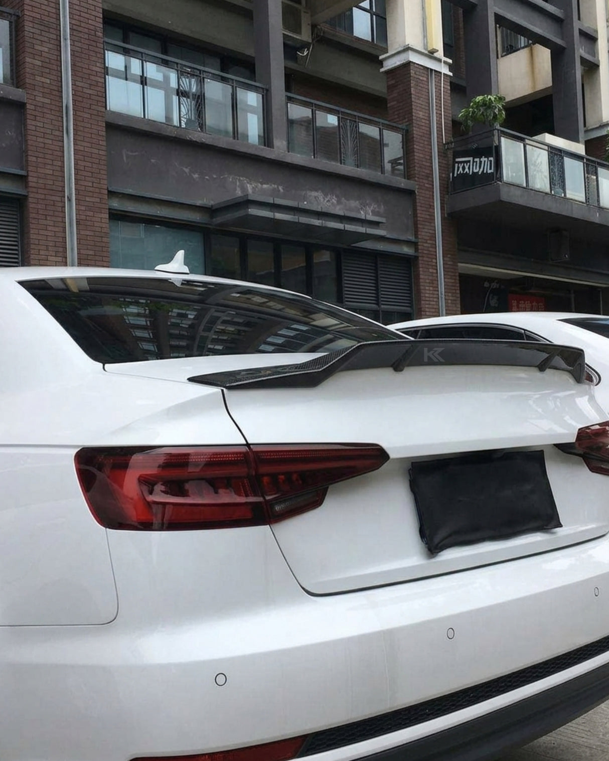 2017–2019 Audi A4 / A4 S-Line / S4 B9 Sedan R Style Ducktail Trunk Spoiler – Carbon Fiber