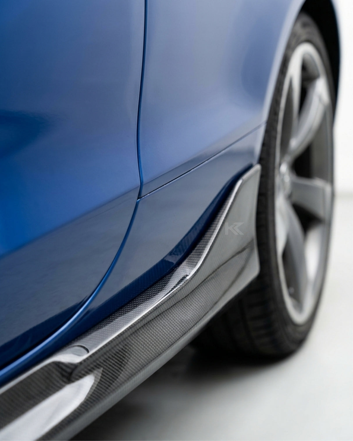 2008–2016 Audi A5 / S5 8T Coupe Side Skirt Extensions – Carbon Fiber