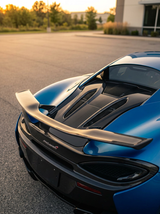 McLaren 540C 570S 570GT 600LT Dry Carbon Fiber Rear Wing Sports Style 2015 - 2019