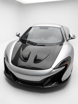 McLaren 650S P1 Style Bolt-On Hood Bonnet - Dry Carbon Fiber