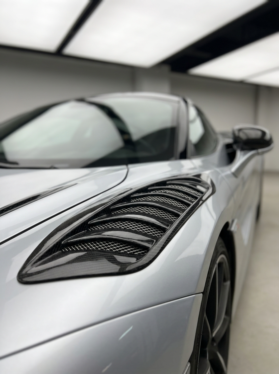 McLaren 720S Dry Carbon Fiber Fender Flares 2017+ Pair