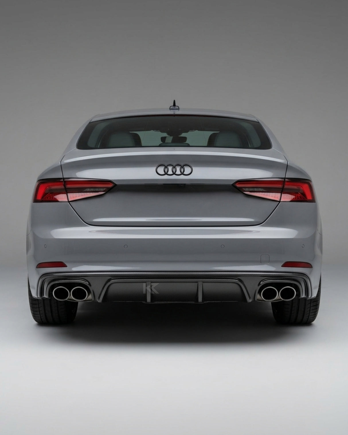 2017–2019 Audi A5 S-Line / S5 B9 Coupe & Sportback S5 Style Rear Bumper Diffuser – Carbon Fiber