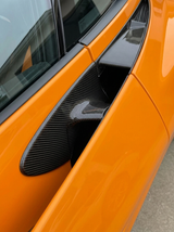 McLaren 720S Spider Dry Carbon Fiber Door Handle Covers 2017 - 2019 Pair