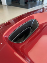 2019 Ferrari F8 Tributo Spider Sports Style Bolt-On Hood Vents - Dry Carbon Fiber