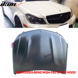Fits 08-11 Mercedes W204 C-Class C63 Hood + Projector Headlight CF