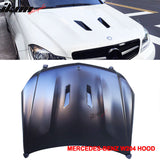 Fits 12-14 W204 C-Class Black Series CF Hood + Projector DRL Headlight
