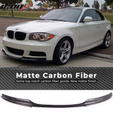 2008-2013 BMW E82 E88 MT M Sport Only Front Bumper Lip Carbon Fiber