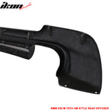 Fits 07-13 BMW 3-Series E92 MSport HM Rear Bumper Diffuser CF CF