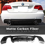 2007-2013 BMW E92 E93 M Sport P Rear Bumper Diffuser Carbon Fiber