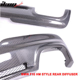 2011-2016 BMW F10 F11 MT M Sport HM Rear Bumper Diffuser Carbon Fiber