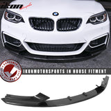 2014-2021 BMW F22 2 Series M Sport P Front Bumper Lip Carbon Fiber CF