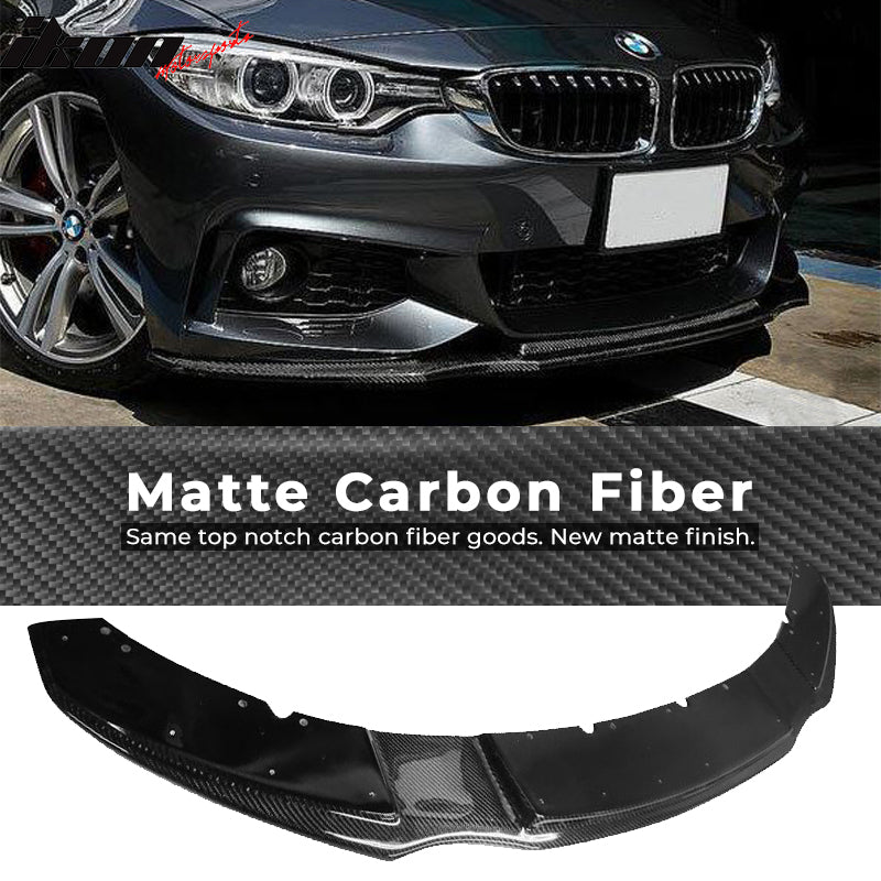 2014-2020 BMW F32 F33 F36 MT M-Sport PH Front Bumper Lip Carbon Fiber