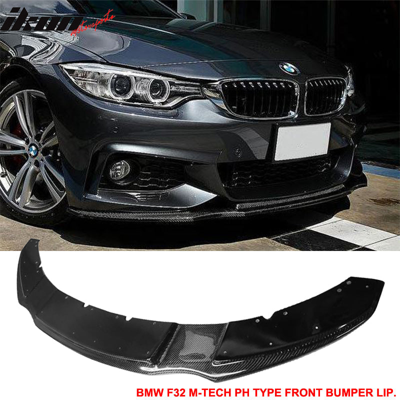 2014-2020 BMW F32 F33 F36 MT M-Sport PH Front Bumper Lip Carbon Fiber