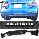 2014-2020 BMW F32 F33 3D Style Rear Bumper Lip Diffuser Carbon Fiber