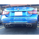 2014-2020 BMW F32 F33 3D Style Rear Bumper Lip Diffuser Carbon Fiber