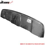 2008-2014 BMW E71 X6 OE Rear Lip Diffuser Skid Plate Carbon Fiber CF