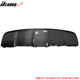2008-2014 BMW E71 X6 OE Rear Lip Diffuser Skid Plate Carbon Fiber CF