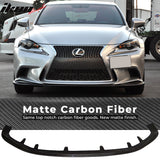 2014-2016 Lexus IS250 IS350 F-Sport SK Front Bumper Lip Carbon Fiber