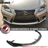2014-2016 Lexus IS250 IS350 F Sport AG Front Bumper Lip Carbon Fiber