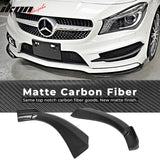 2014-2016 Benz C117 Sports AMG PH Front Lip Splitters Carbon Fiber CF