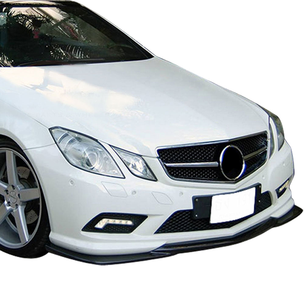 2009-2013 Benz W207 GH Style Front Bumper Lip Carbon Fiber