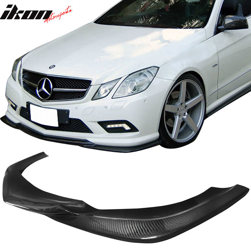 2009-2013 Benz W207 GH Style Front Bumper Lip Carbon Fiber